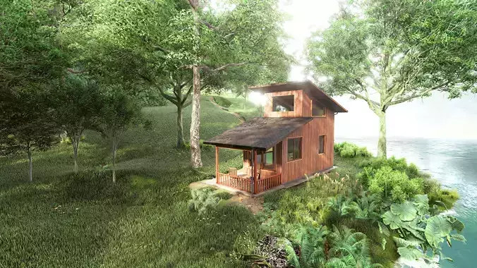 Modern Loft Tiny Cabin