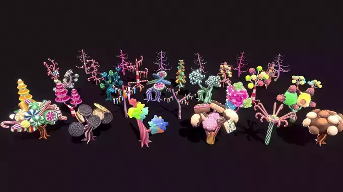 Stylish Candy Biscuit Tree