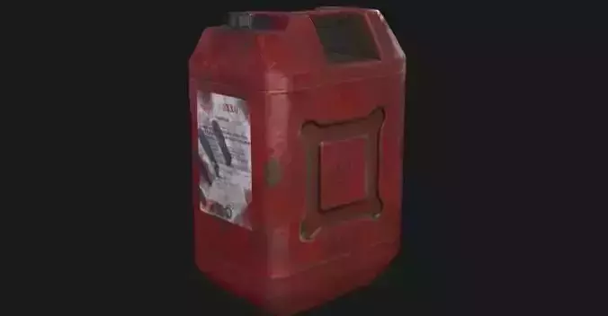 Gasoline tank Low-poly 3D model