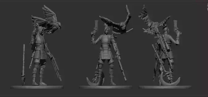 Fortnite Hime STL and OBJ