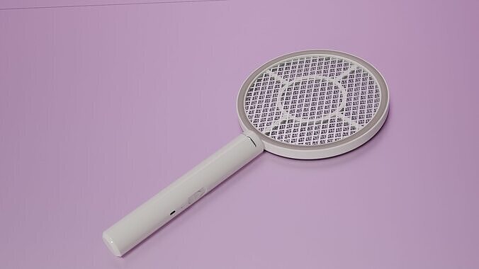 Mosquito swatter 3D Model Low-poly 3D model