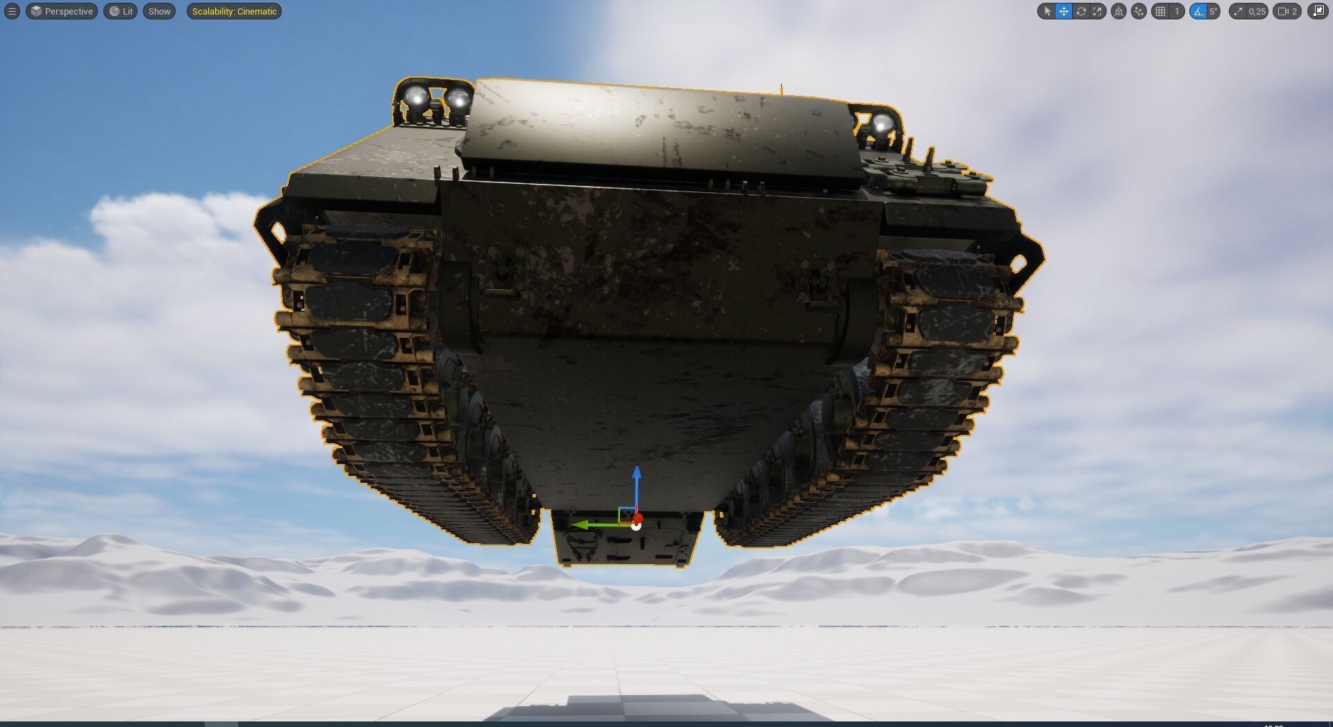 M-113 Armored personnel Carrier A1  3D model_14