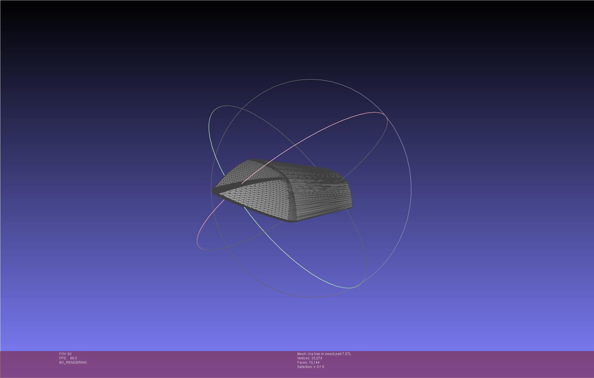 Solo Leveling Cha Hae-In Sword Anime Version 3D print model_84