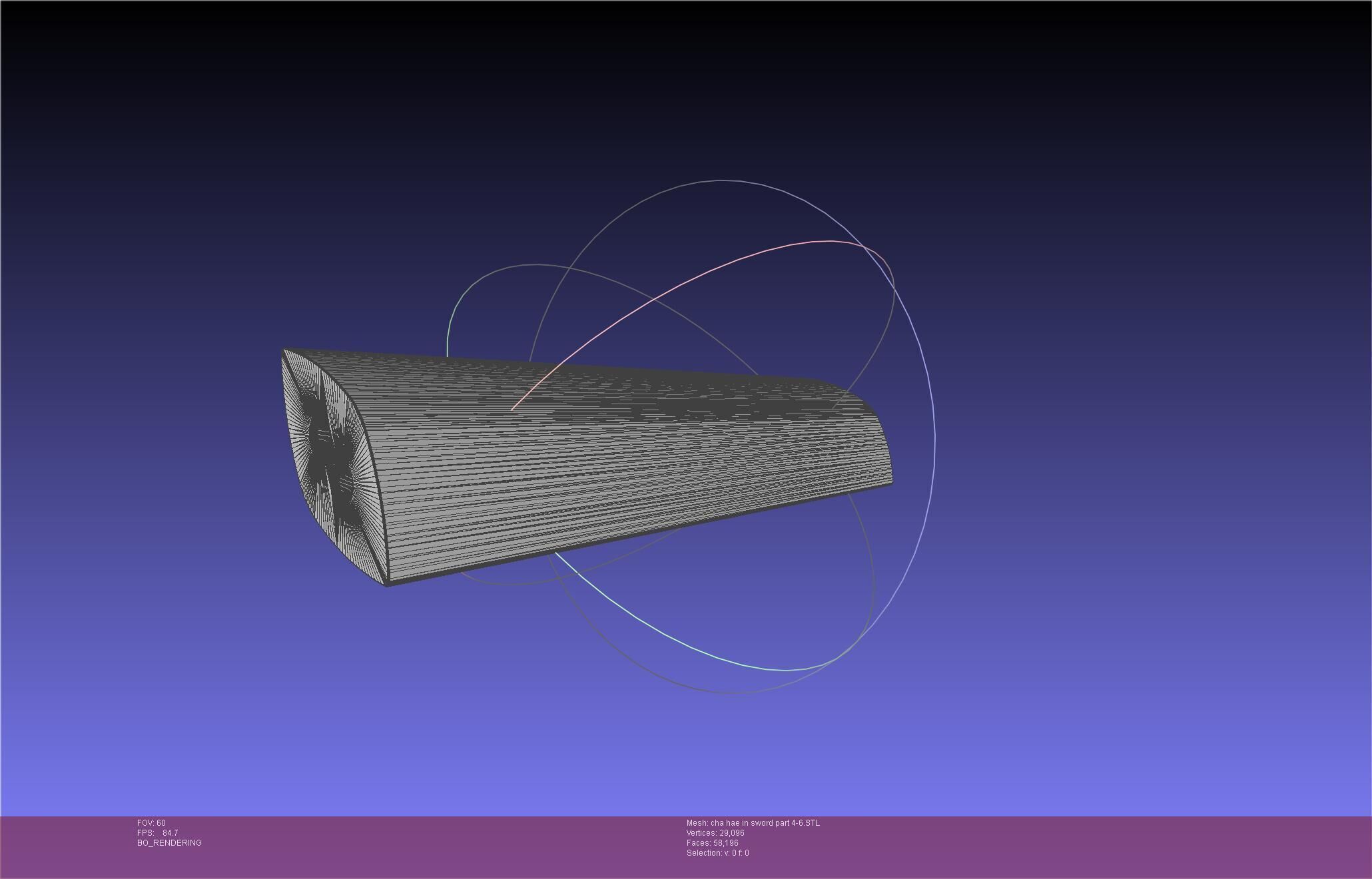 Solo Leveling Cha Hae-In Sword Anime Version 3D print model_78