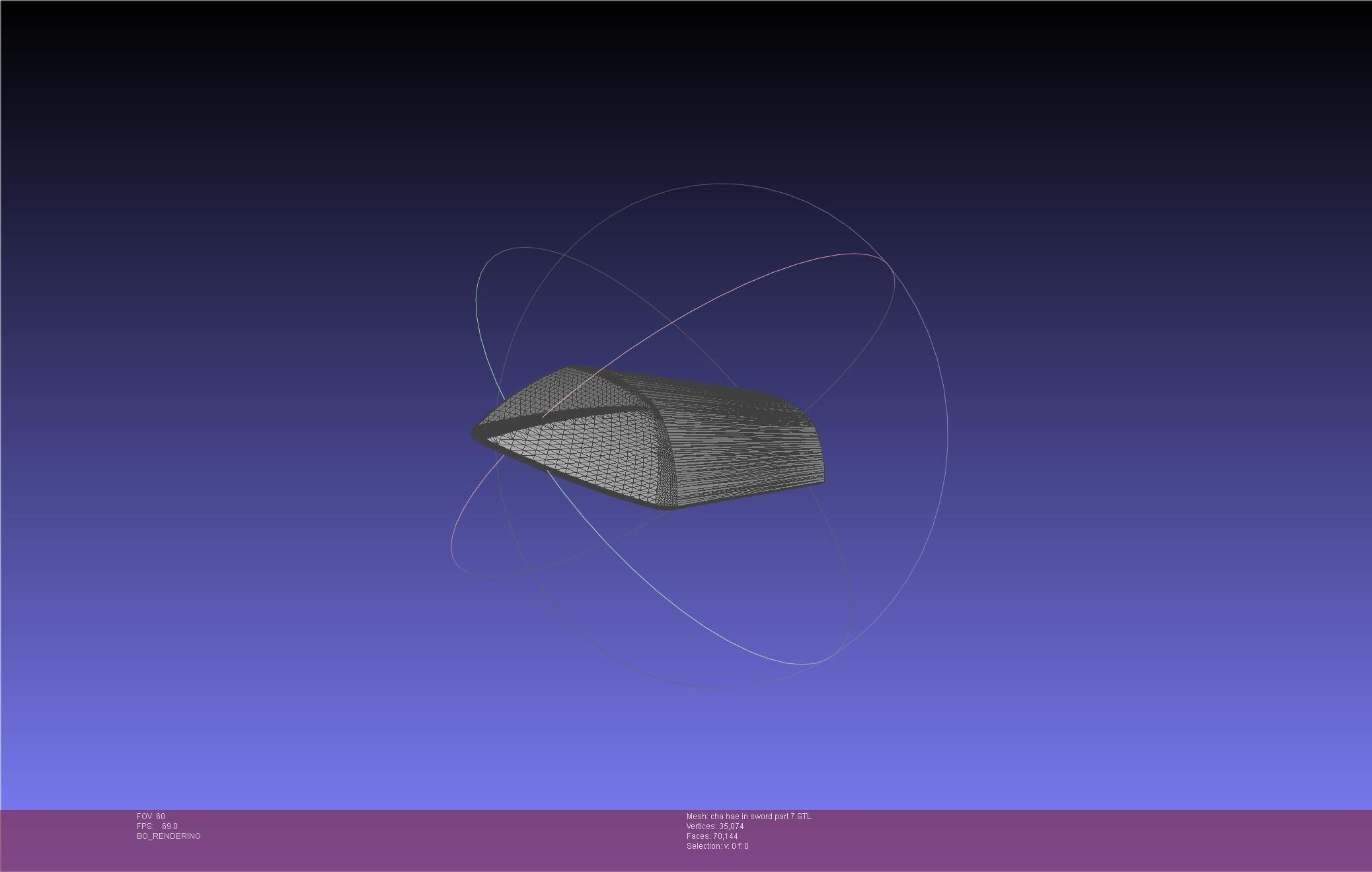 Solo Leveling Cha Hae-In Sword Anime Version 3D print model_83