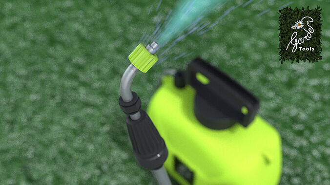 Garden Electric Sprayer 5L 3D model 4