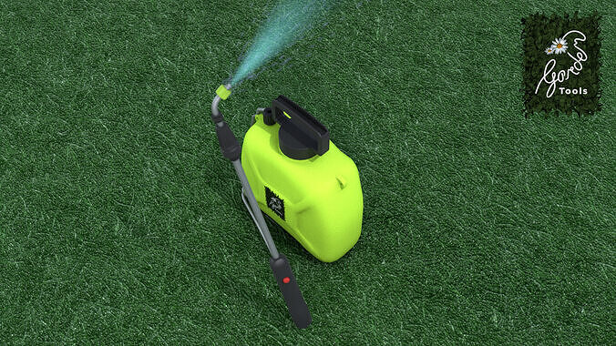 Garden Electric Sprayer 5L 3D model 3