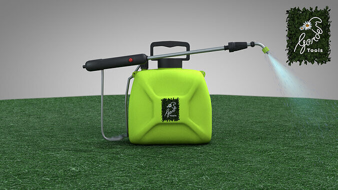 Garden Electric Sprayer 5L 3D model 5