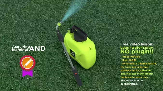 Garden Electric Sprayer 5L 3D model