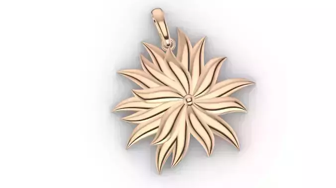 flower petal Pendant JewlsParadize