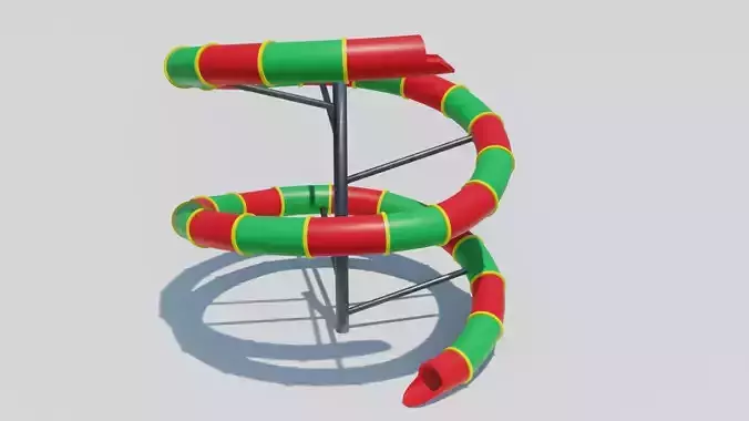 Water Slide 3D model