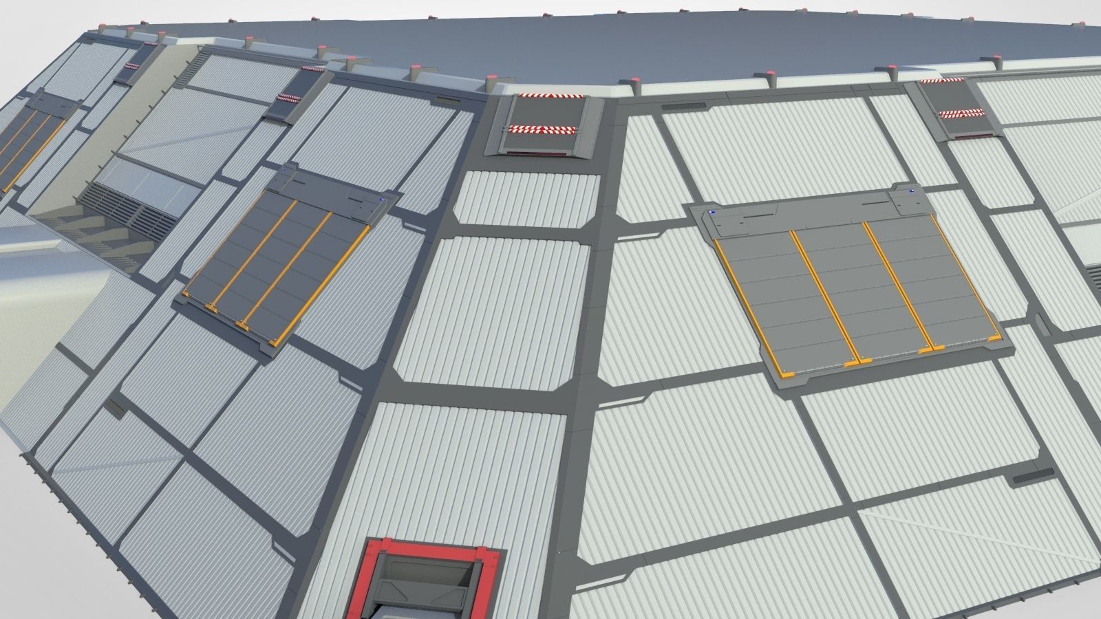 sci-fi hangar 3D model_16