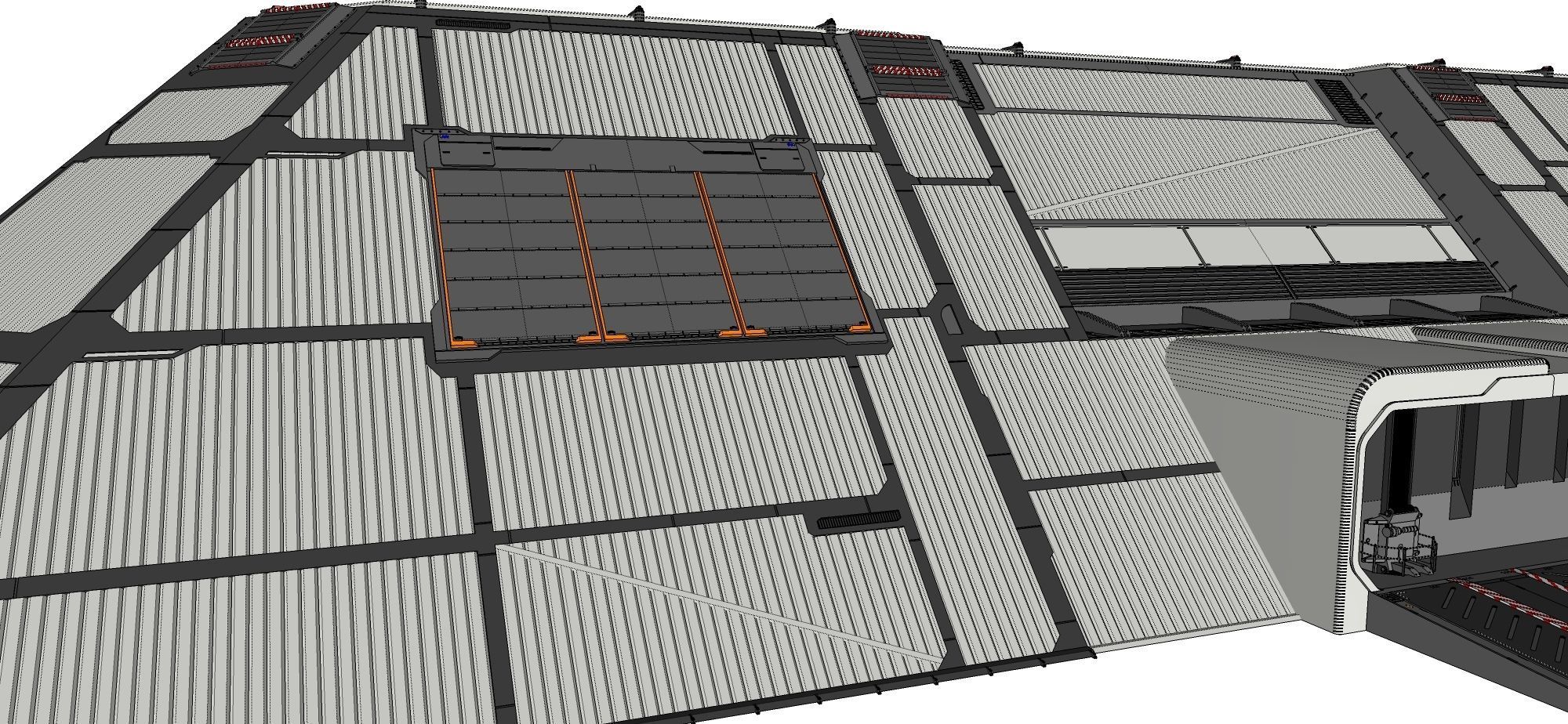 sci-fi hangar 3D model_37