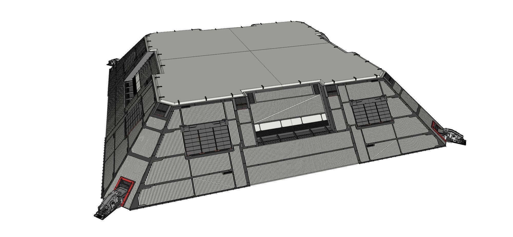 sci-fi hangar 3D model_27