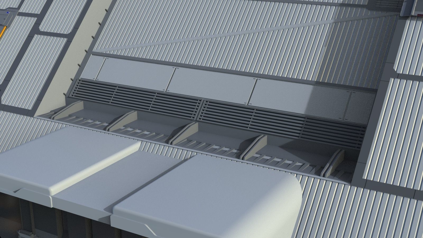 sci-fi hangar 3D model_15