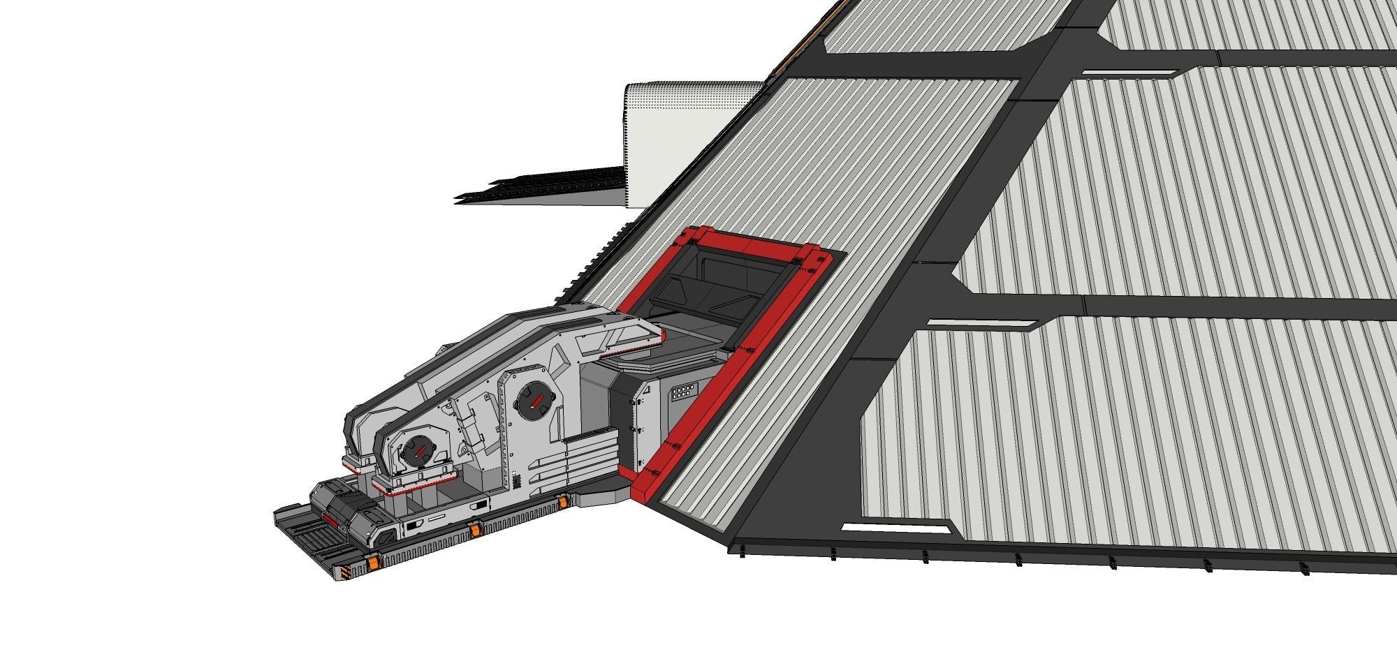 sci-fi hangar 3D model_31