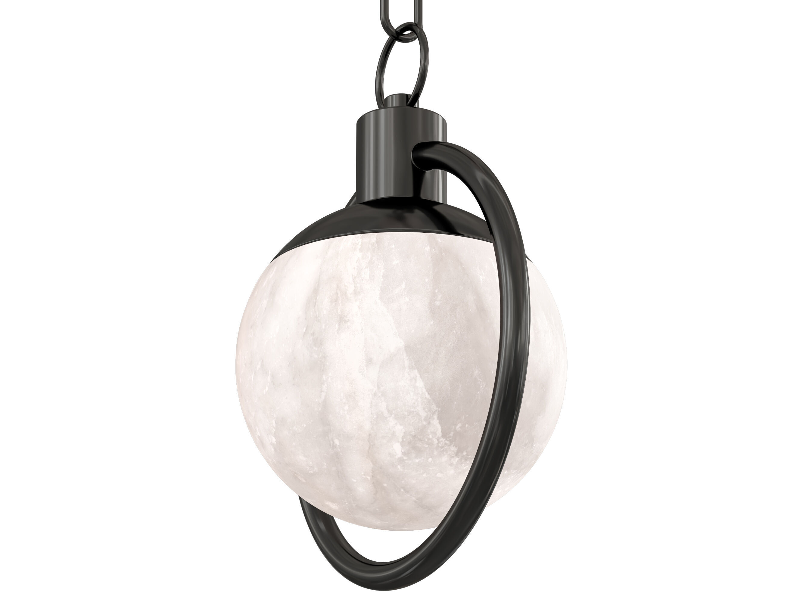 Alabaster Chandelier 3D model_6