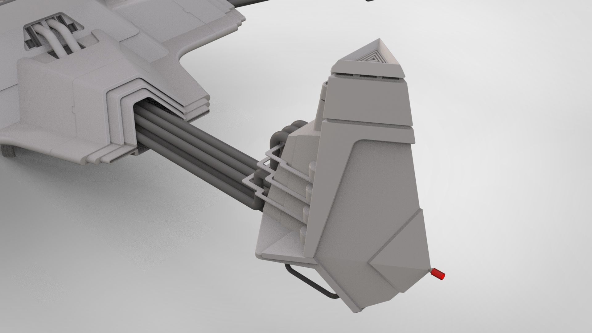 sci-fi antenna 3D model_6