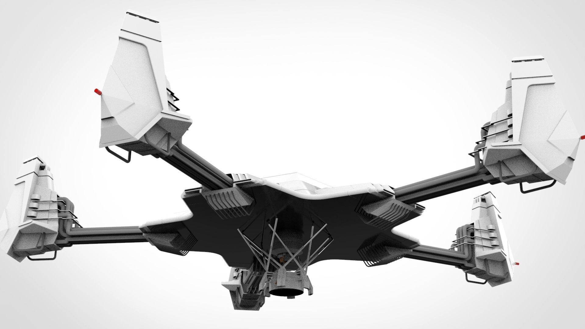 sci-fi antenna 3D model_10