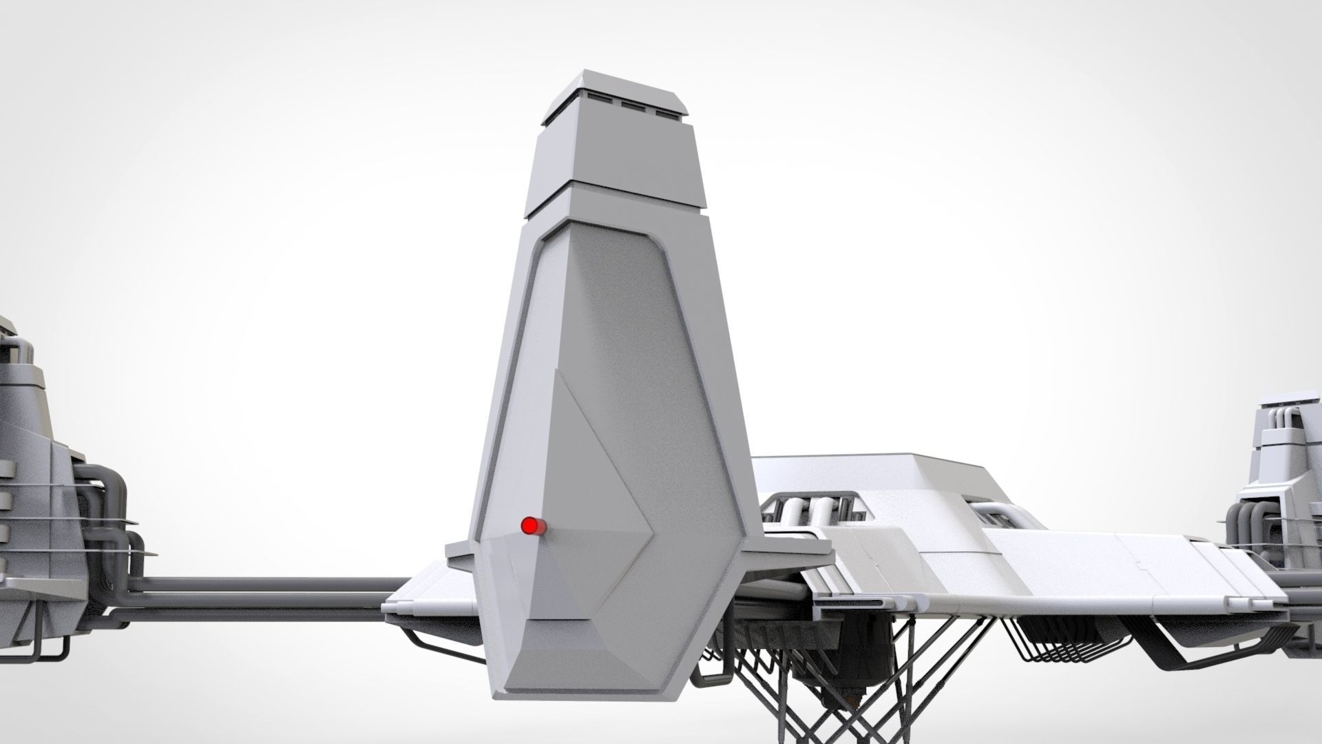 sci-fi antenna 3D model_13