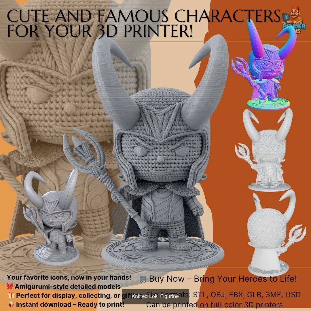 Cute Knit Character Collection  _5