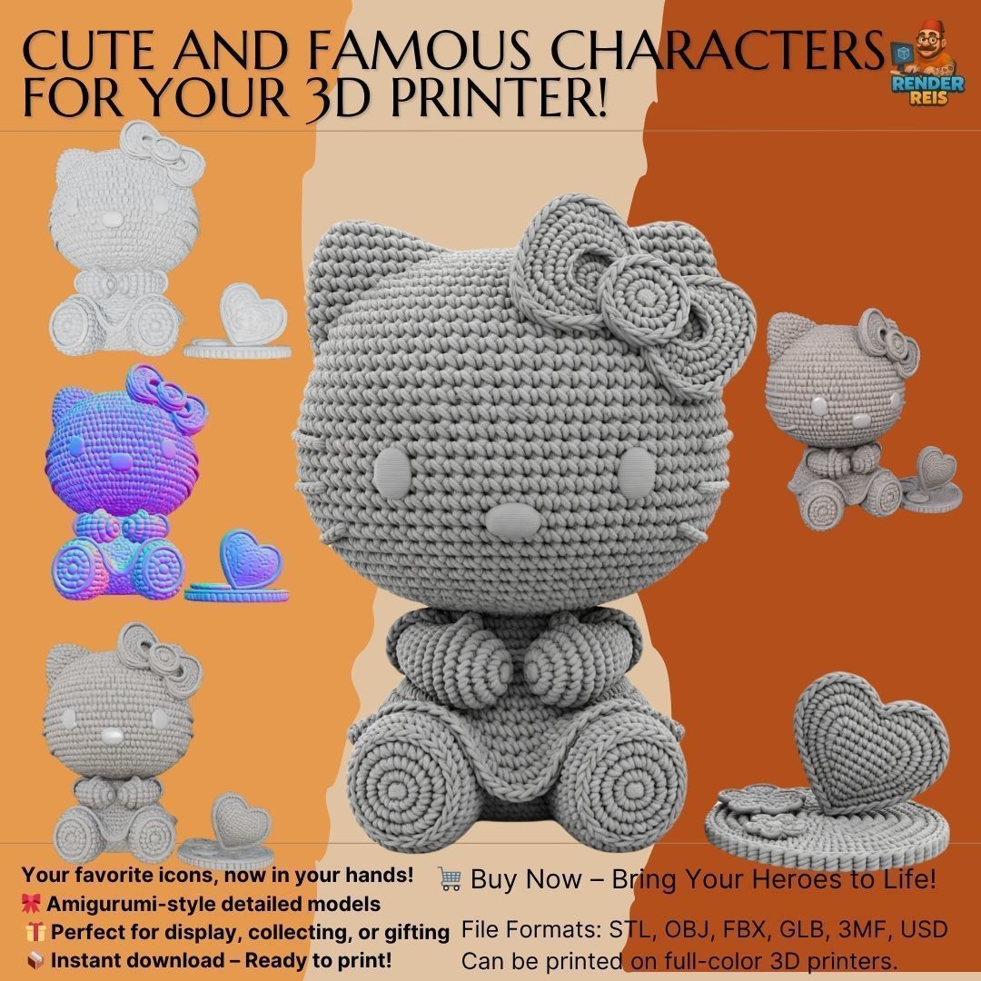 Cute Knit Character Collection  _16