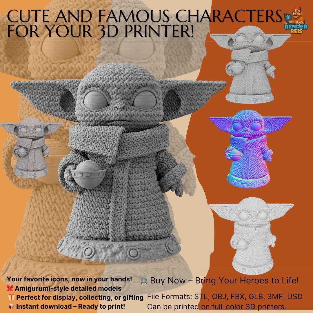 Cute Knit Character Collection  _10