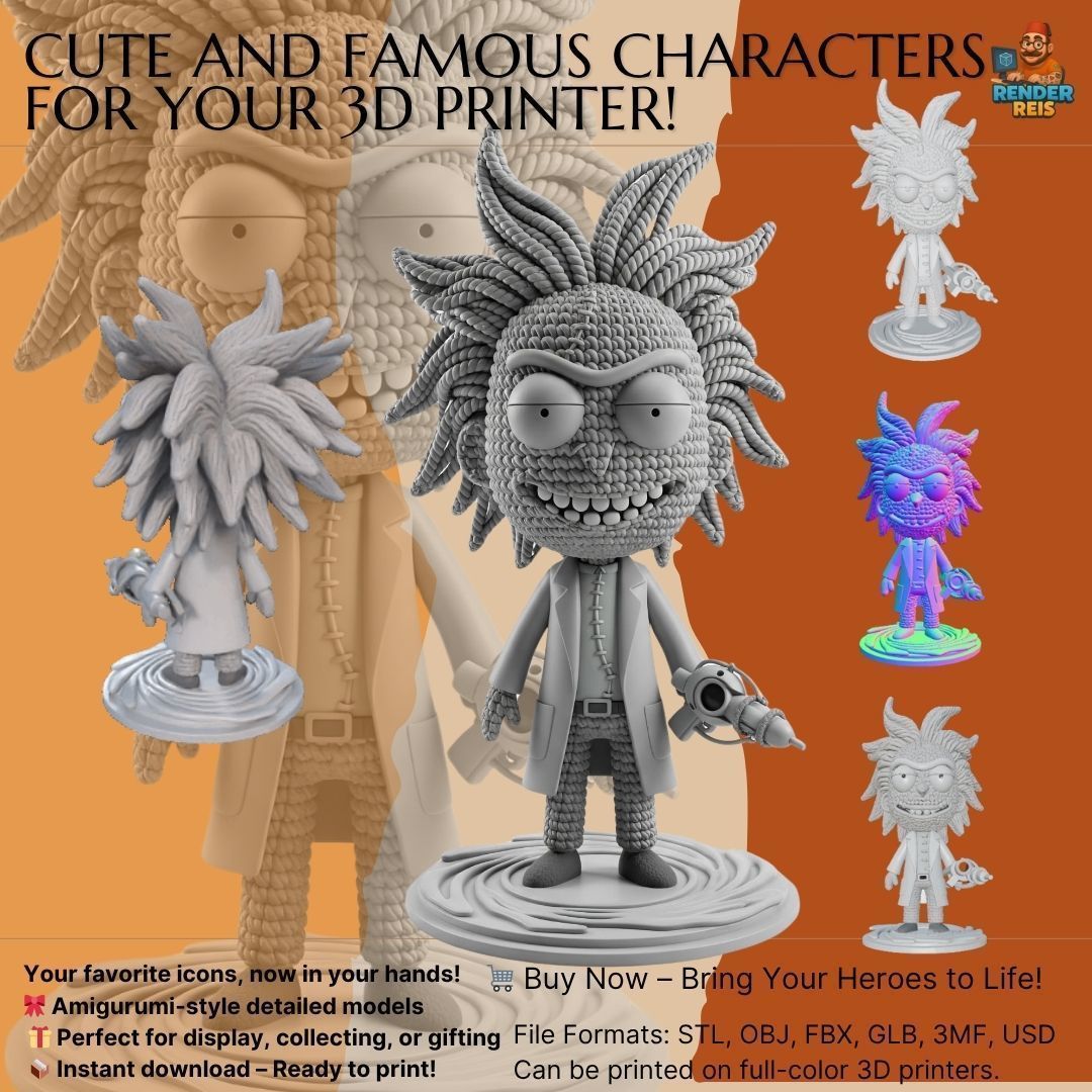 Cute Knit Character Collection  _30