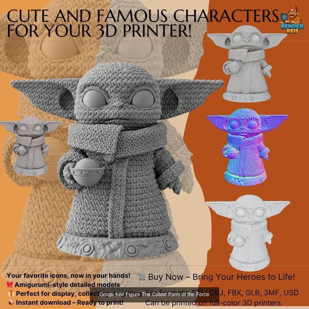 Cute Knit Character Collection  _31