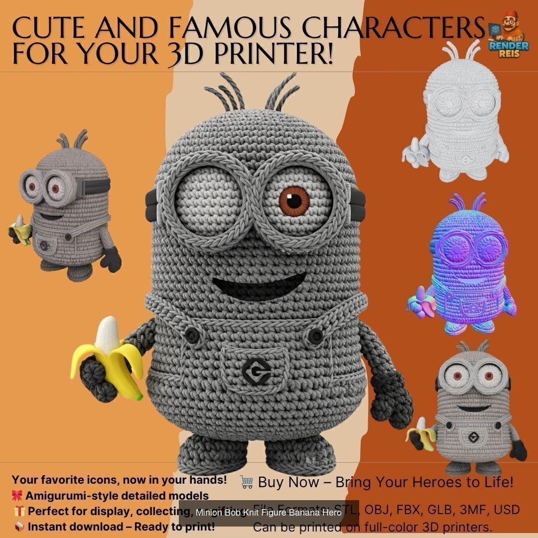 Cute Knit Character Collection  _33