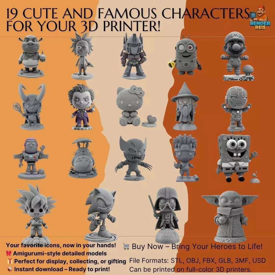 Cute Knit Character Collection  _0