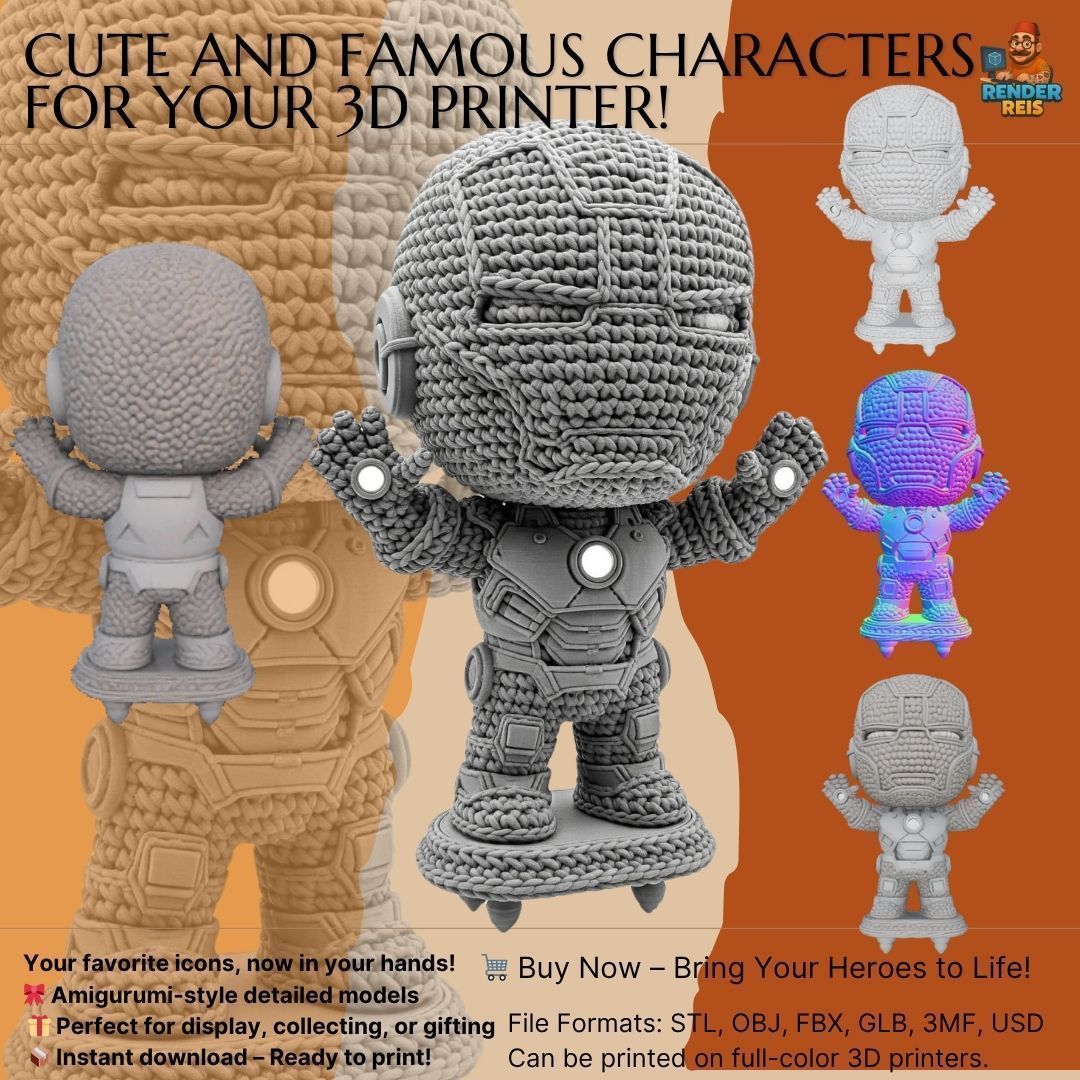 Cute Knit Character Collection  _12