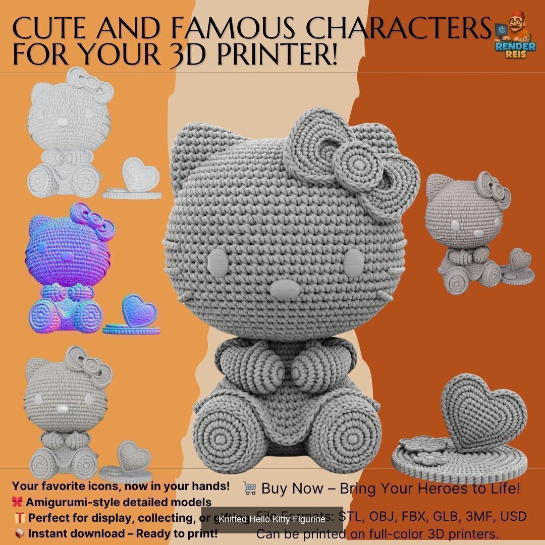 Cute Knit Character Collection  _3