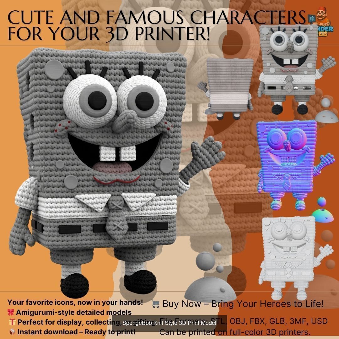 Cute Knit Character Collection  _17