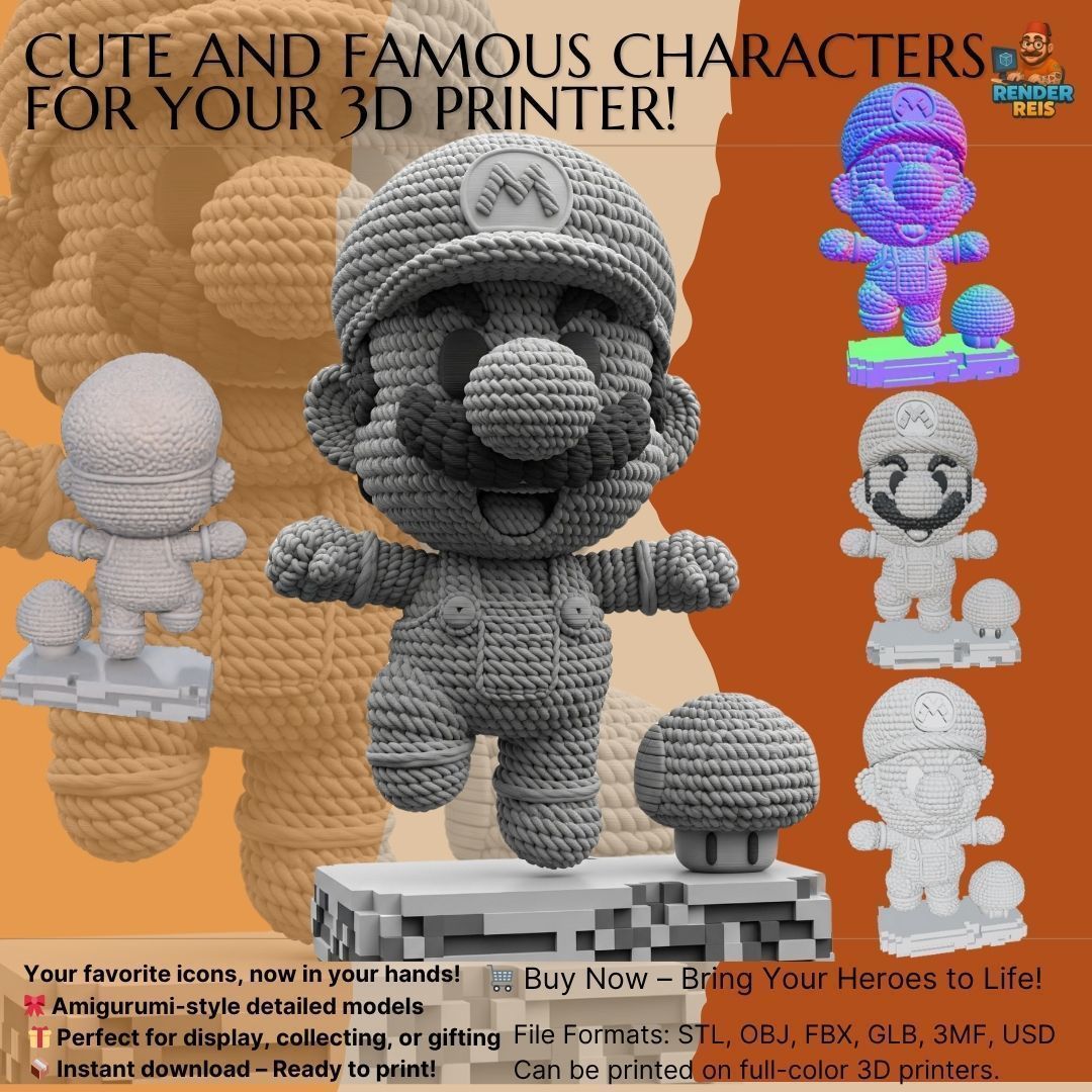 Cute Knit Character Collection  _24