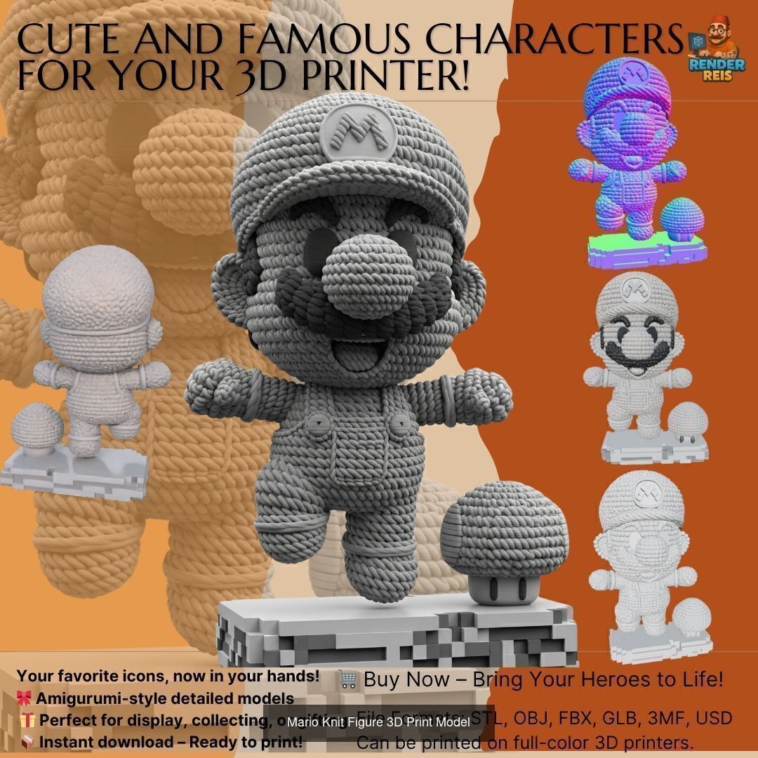 Cute Knit Character Collection  _29