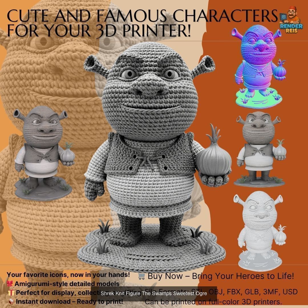 Cute Knit Character Collection  _23