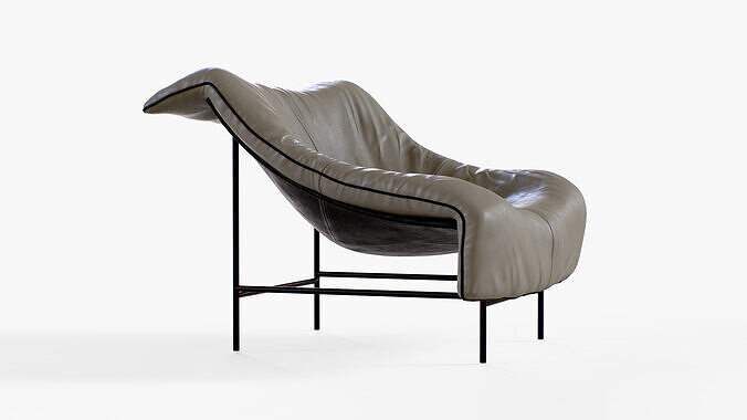 Butterfly Chair 3D model 4