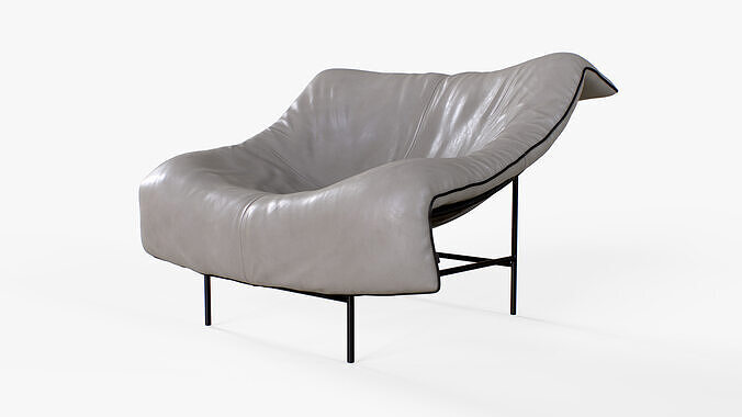 Butterfly Chair 3D model 2