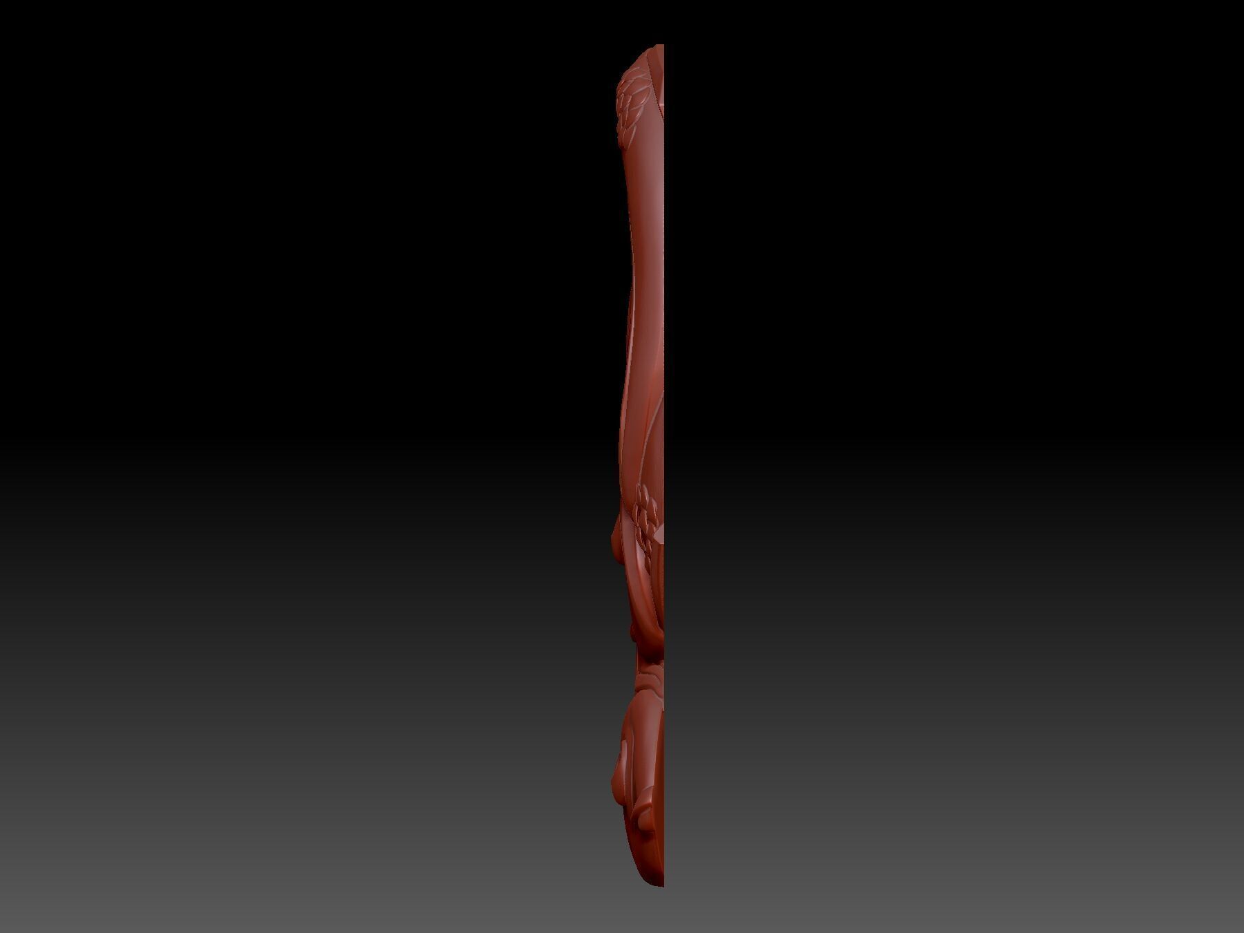 Panel fish  3D print model_1