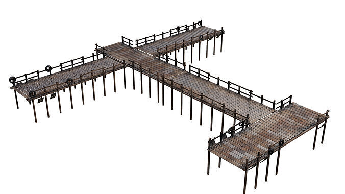 Fishing Harbor 3D model