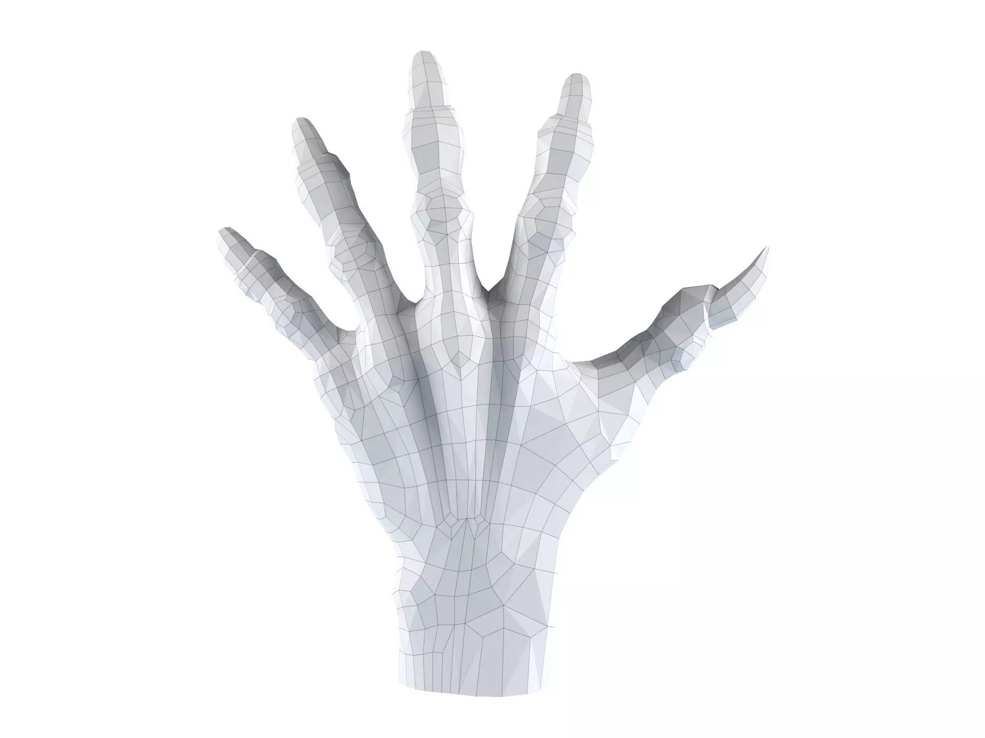 Werewolf Hand - Give FIve 3D print model_1