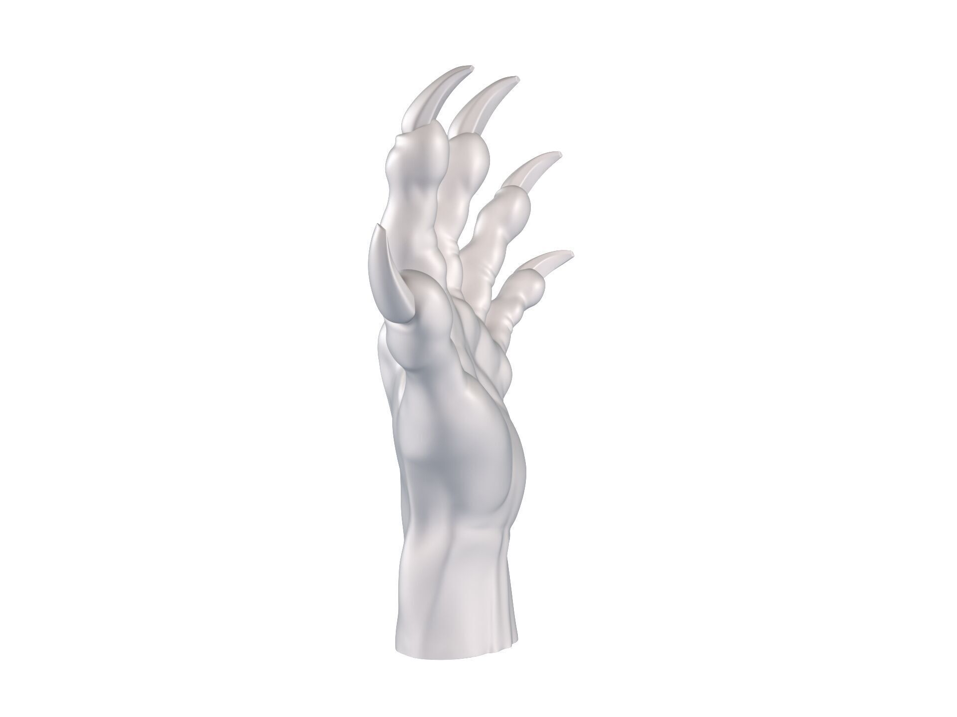 Werewolf Hand - Give FIve 3D print model_5