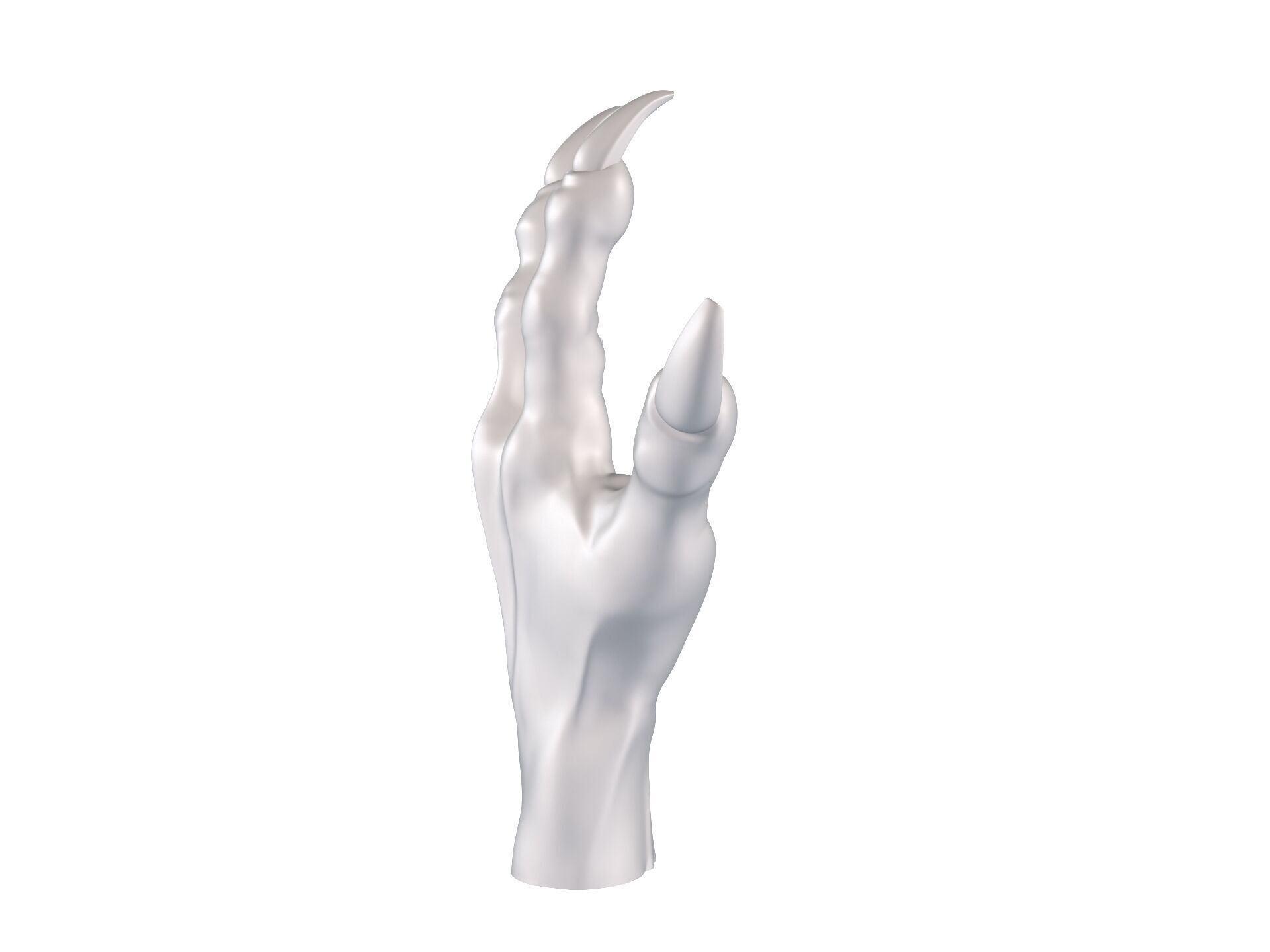 Werewolf Hand - Give FIve 3D print model_4