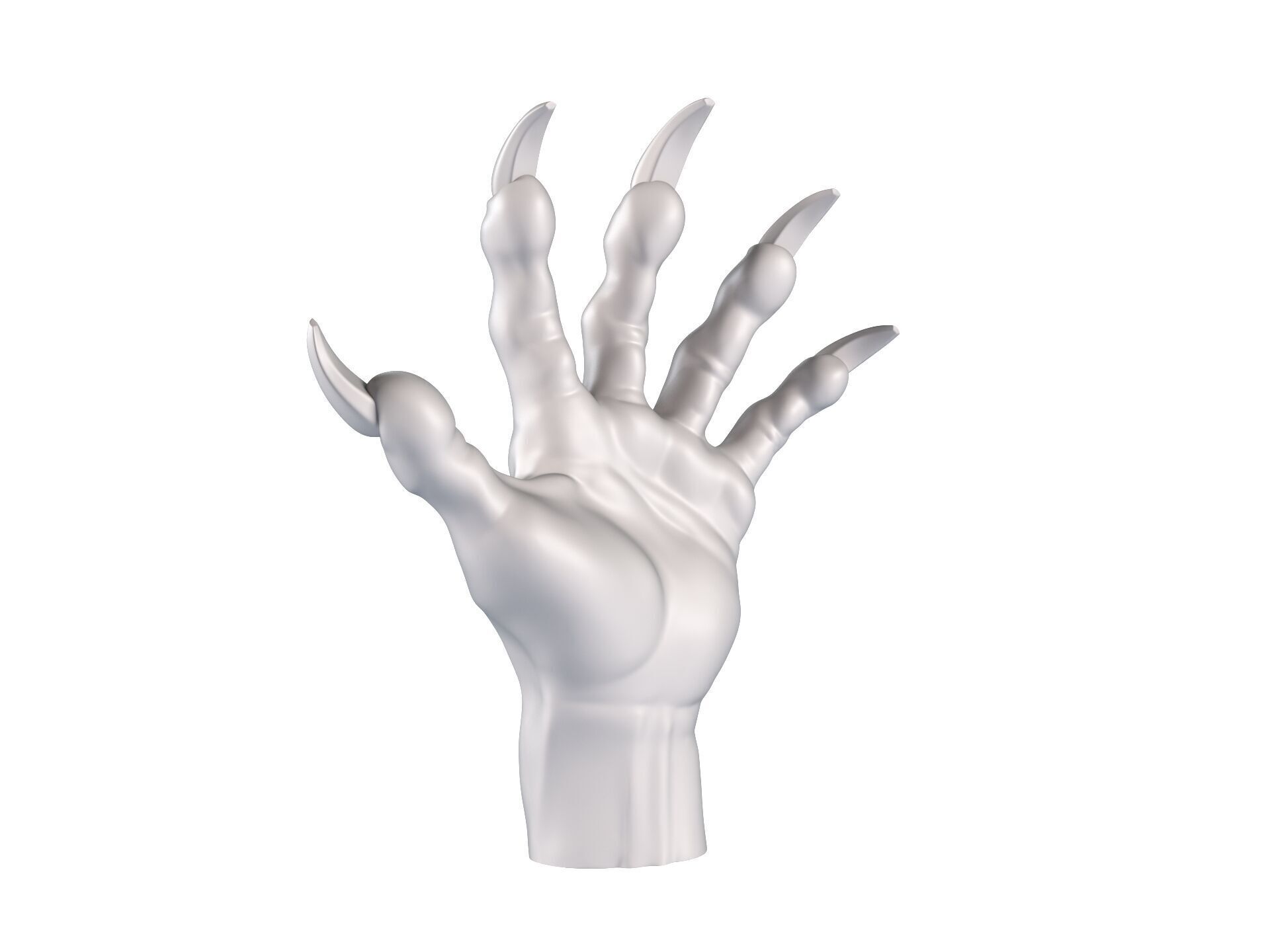 Werewolf Hand - Give FIve 3D print model_6