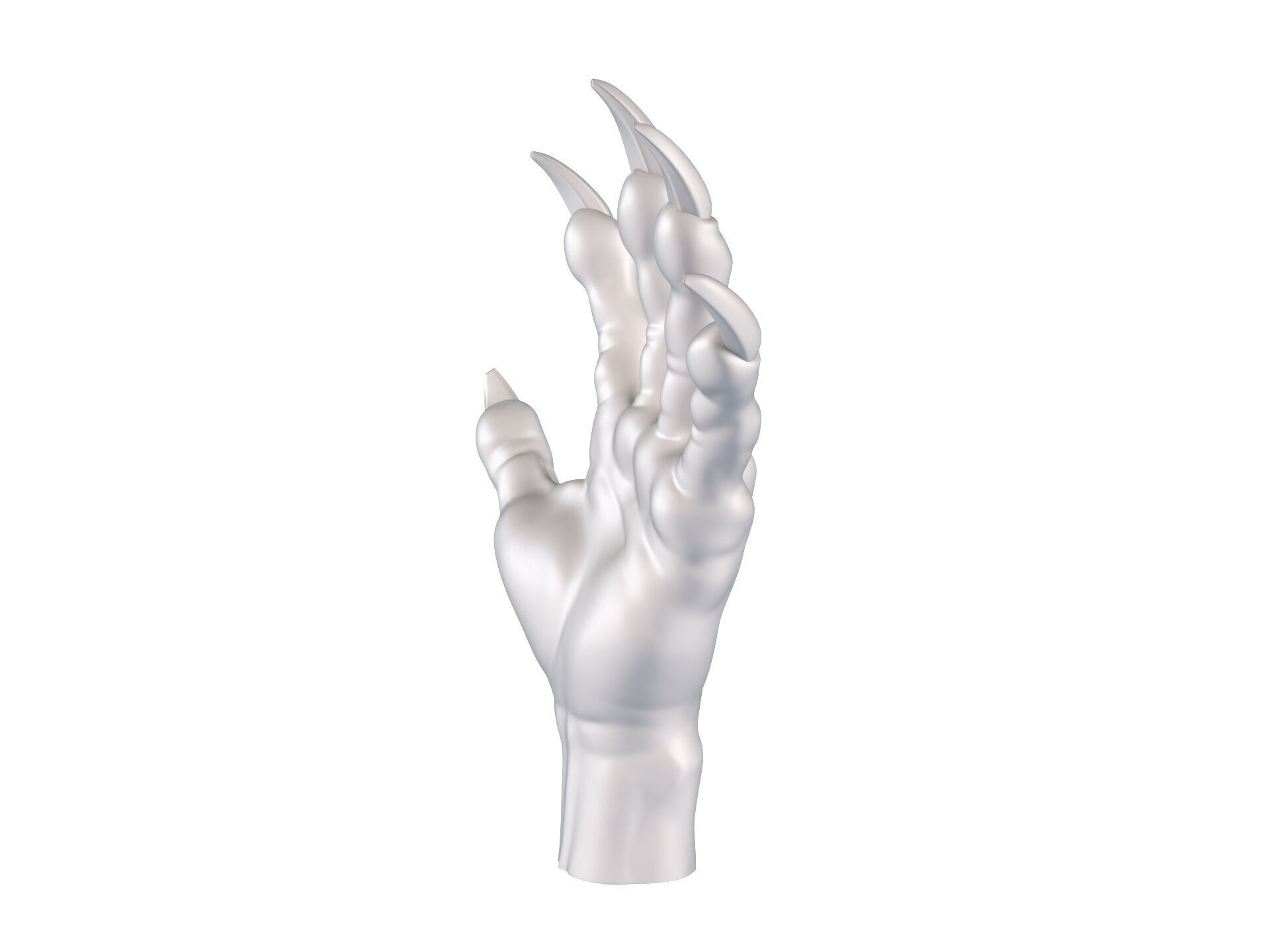 Werewolf Hand - Give FIve 3D print model_9