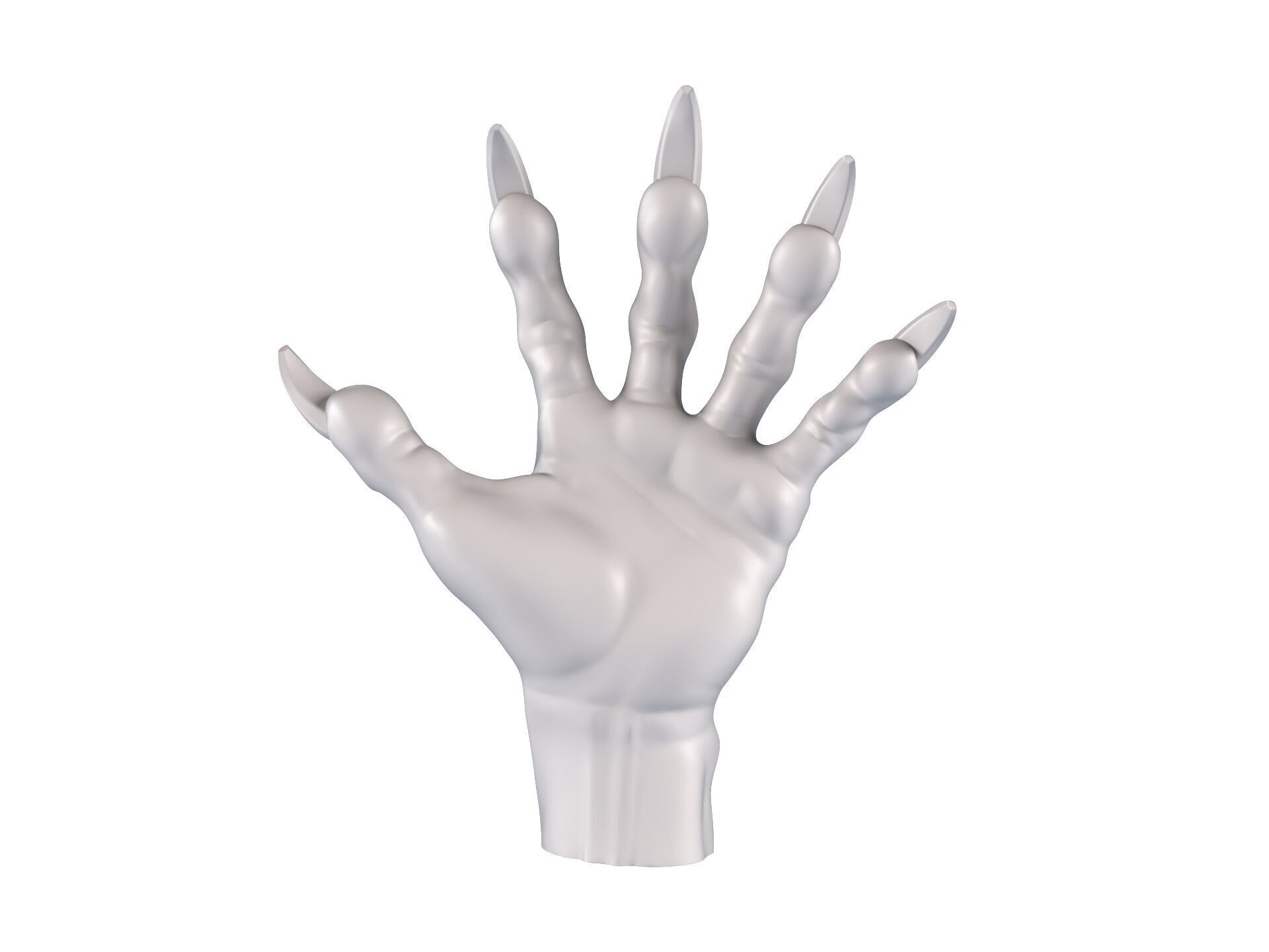 Werewolf Hand - Give FIve 3D print model_7