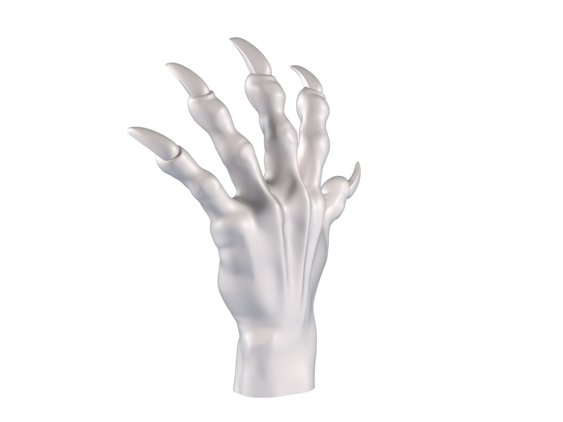 Werewolf Hand - Give FIve 3D print model_11