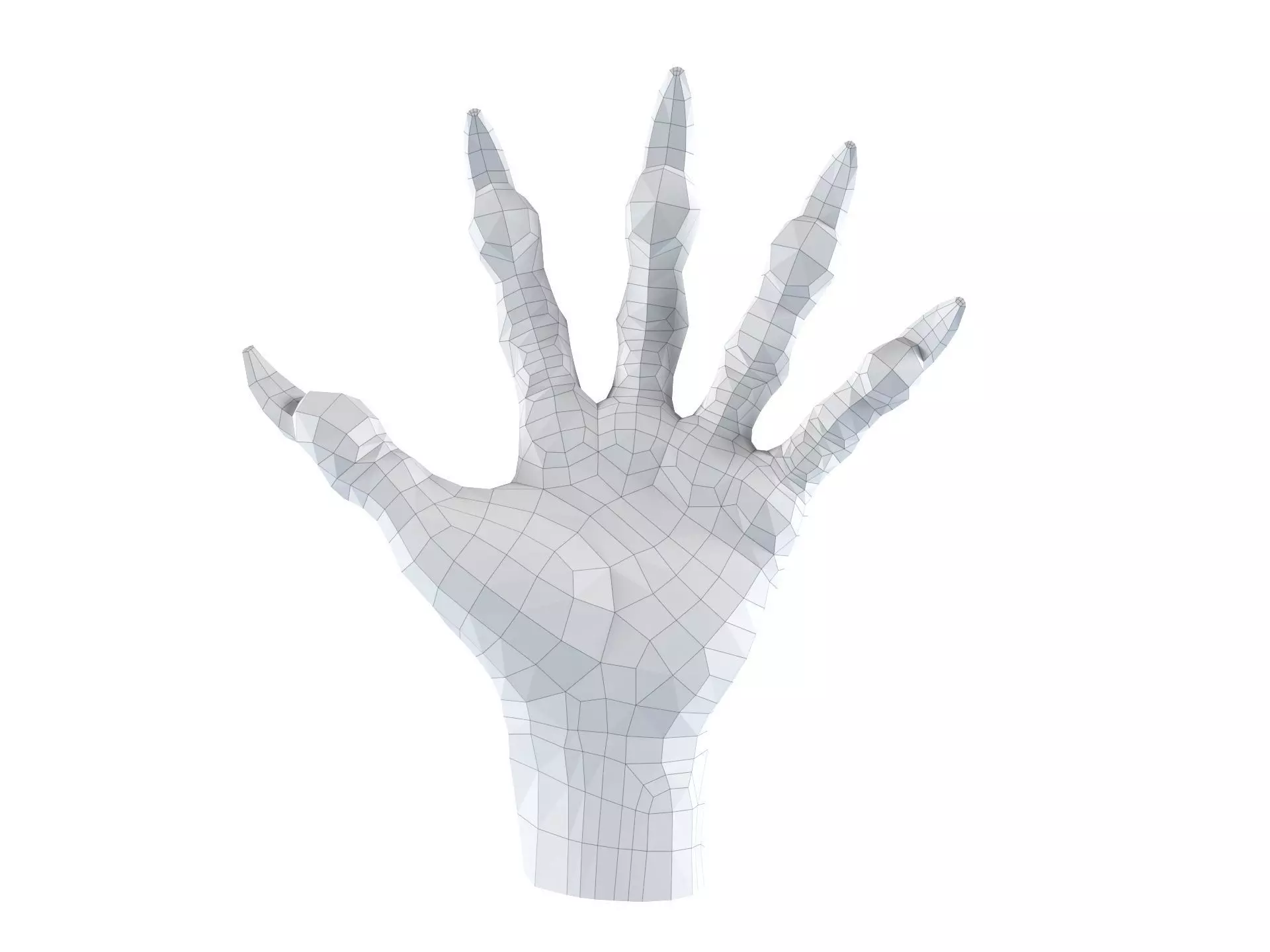 Werewolf Hand - Give FIve 3D print model_12
