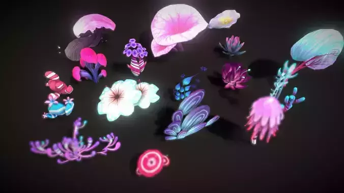 Personalized rare plants on the seabed